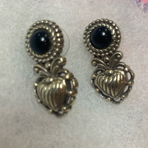 BRIGHTON Classic heart posts - 1” in length. - Picture 2 of 4